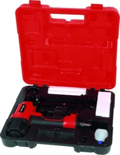 Einhell Pneumatische Tacker TC-PN 50 (schiet Nieten En Spijkers - Vulstand Indicator - Anti-slip Rubberen Handgreep - Diepte Afstelling - Incl. 1500 Nietjes En 2000 Spijkers - Transport En Opbergkoffer) -WerkPro Verkoopwinkel 932x1200