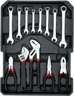 Kinzo Handgereedschapset - 187-delig - In Aluminium Rolkoffer - CR-V-Staal -WerkPro Verkoopwinkel 935x1200 4