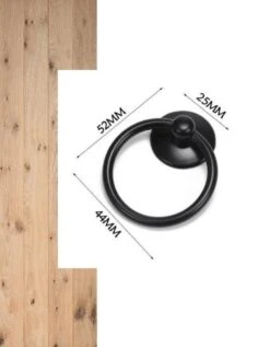 Kastknoppen | Meubelknop Zwart Inclusief Bevestigingsbout| 5.2cm | Meubelhandvat | Meubelknoppen | Keukengreep | Hand Grepen | Knop Robuust | Deurgreep Staal | Metaal | Strak Meubelbeslag | Kastknop | Handvat | Greep | Schuifdeurgreep |