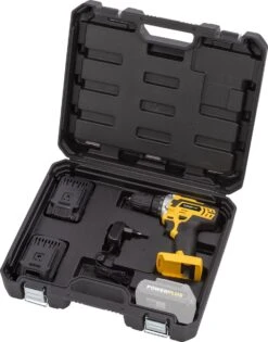 Powerplus POWX00830 Accu Boormachine - Schroefboormachine - Boormachine Accu - Accu Schroevendraaier - 20V - Incl. 2 X 20V Li-ion Accu's, Lader En 134-delige Gereedschapskoffer Met Schroefbits - Voor Hout, Steen En Metaal -WerkPro Verkoopwinkel 940x1200 1