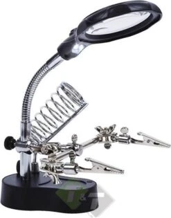 Benson Derde Handje Met LED Vergrootglas - Soldeerbout Houder -WerkPro Verkoopwinkel 940x1200 3