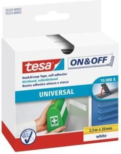 Tesa-Velcro Klittenband 55225-WI - 20 X 2500 Mm - Wit 24 Tesa-Velcro Klittenband 55225-WI - 20 X 2500 Mm - Wit -WerkPro Verkoopwinkel 941x1200 5