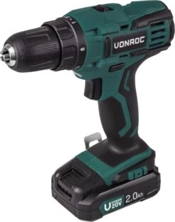 VONROC Accuboormachine – VPower 20V – Complete Set Met 2x 2.0Ah Accu, Sneloplader, Bits & Opbergtas 11 VONROC Accuboormachine – VPower 20V – Complete Set Met 2x 2.0Ah Accu, Sneloplader, Bits & Opbergtas -WerkPro Verkoopwinkel 943x1200