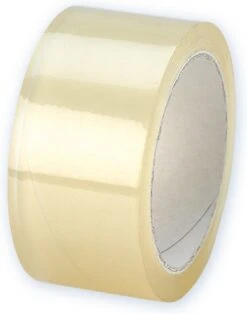 Merkloos Set Van 4x Stuks Rollen Verpakkingstape Transparant 66 Meter - 5 Cm Breed - Kantoor En Magazijn Plakband Artikelen