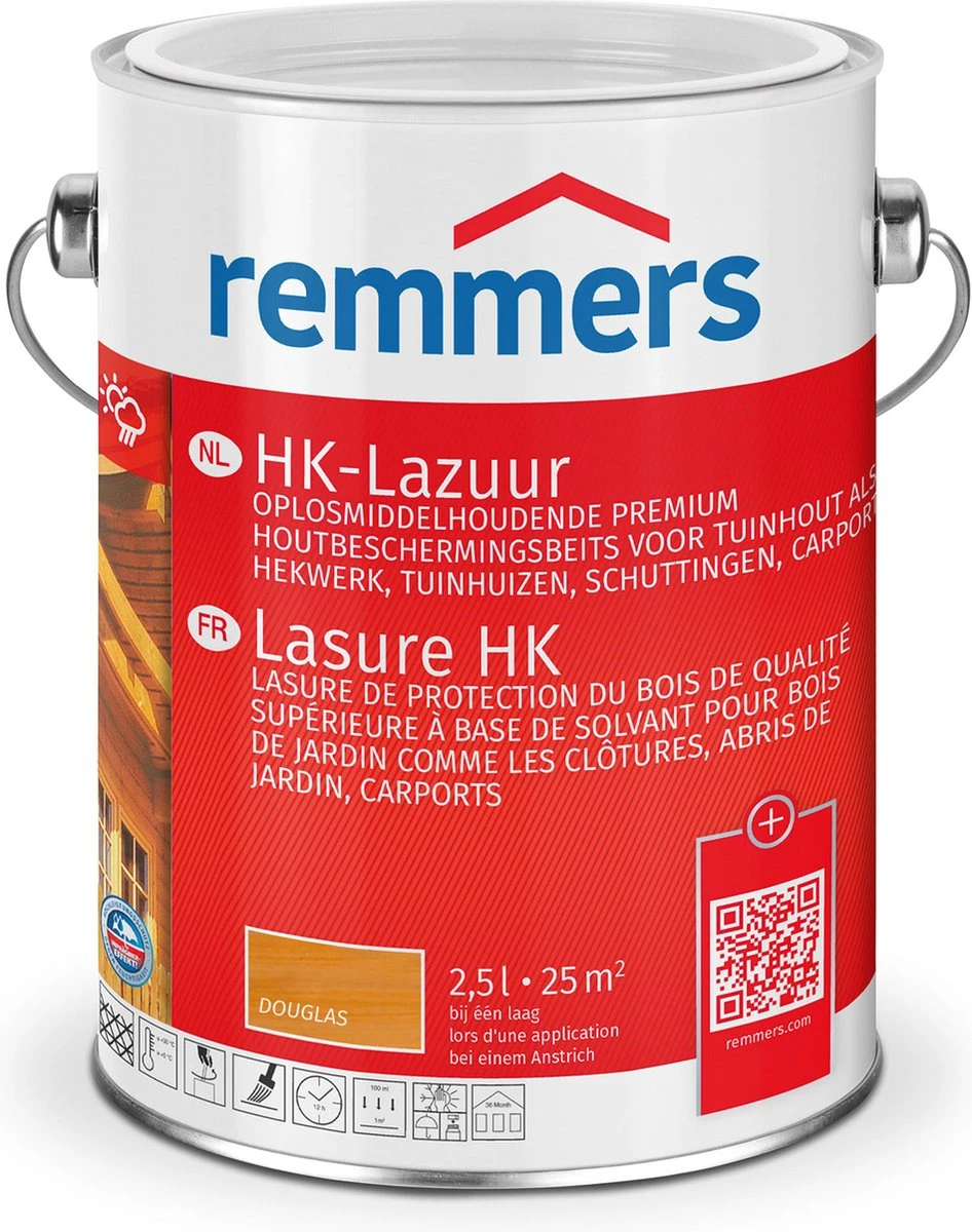 Remmers HK-lazuur Douglas 2.5L 6 Remmers HK-lazuur Douglas 2.5L - Afbeelding 4