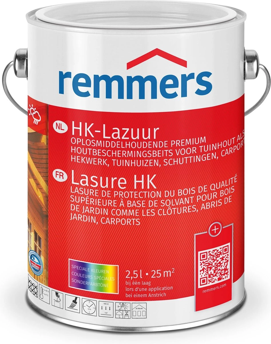 Remmers HK-lazuur Douglas 2.5L 5 Remmers HK-lazuur Douglas 2.5L - Afbeelding 3