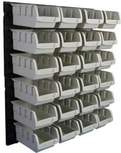 Stenda Toolboard M | Gereedschapswand 26 Delig (Opbergsysteem, Wandrek, Opbergkast, Stapelbox, Opbergbox)