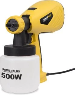 Powerplus POWX354 Verfpistool - 500W - Debiet 900g/min - Incl. Accessoires