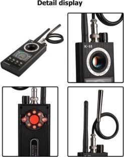 Detectieapparaten - Draadloze Signaaldetector RF Bug Finder Anti-Afgeluisterde Detector Anti Candid Camera GPS Tracker Locator | Zwart -WerkPro Verkoopwinkel 953x1200 5