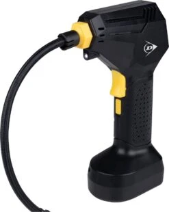 Dunlop Digitale Luchtcompressor - Bandenpomp - 12V - Digitaal Display - Max. 150PSI/ 10 Bar - Incl. Opbergtas En 2 Naalden - Autobanden En Opblaasartikelen