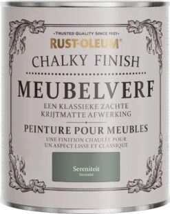 Rust-Oleum Groen Chalky Finish Meubelverf - Sereniteit 750ml -WerkPro Verkoopwinkel 957x1200 7