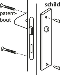 Starx Deurklink Zilver - RVS Look – Deurbeslag – Deurkruk Met Schild – Blind - Deurklink Vlinder - 43 X 180 Mm – Ø 18 Mm -WerkPro Verkoopwinkel 958x1200 1