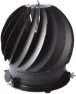 Schoorsteenkap, Voor 140 Tot 250 Mm Colt Rotorvent Ultralite 2 ,roterende Trekkap, Zwart