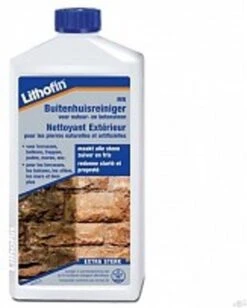 MN Buitenhuisreiniger - Reiniger Voor Buiten NATUURSTEEN - Lithofin - 1 L