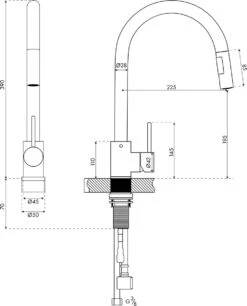 Keukenkraan Met Uittrekbare Uitloop - Handdouche - Uittrekbaar - Mengkraan - Zwart - RVS 14 Keukenkraan Met Uittrekbare Uitloop - Handdouche - Uittrekbaar - Mengkraan - Zwart - RVS -WerkPro Verkoopwinkel 968x1200 2