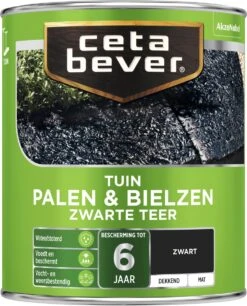 CetaBever Tuin Palen & Bielzen Beits - Mat - Zwarte - 2,5 Liter -WerkPro Verkoopwinkel 970x1200 11