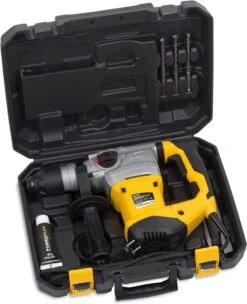 Powerplus POWX1195 Boorhamer - 1500W - 6J - SDS-Plus - Trilling Reductie - Incl. Opbergkoffer En 6 Accessoires -WerkPro Verkoopwinkel 974x1200