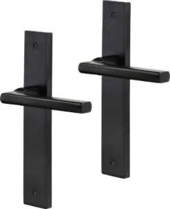 Impresso Redhill Deurklink Zwart – Deurbeslag - Binnendeur – Deurkruk Met Schild – Blind – Langwerpig Deurschild – 230 X 40 X 9 Mm -WerkPro Verkoopwinkel 975x1200 3