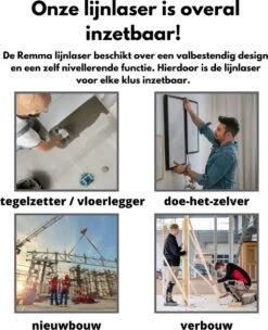 Kruislijnlaser - Professionele Bouwlaser - 16 Lijnen 360° Laser - Met Afstandsbediening - Inclusief 2 Accu's - Zelf Nivellerend - Van Remma -WerkPro Verkoopwinkel 976x1200 3