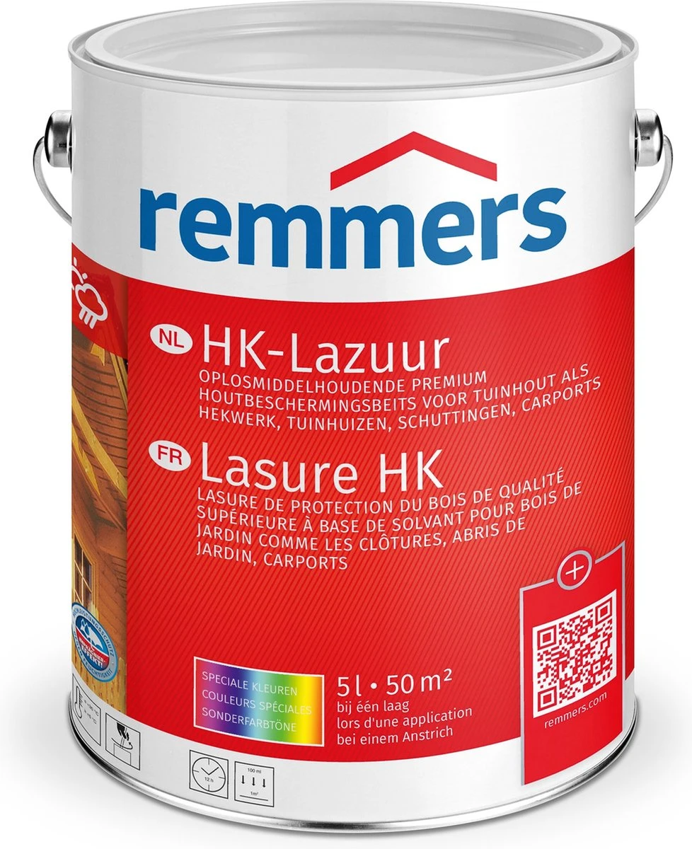 Remmers HK-Lazuur 5 Liter 5 Liter Douglas 6 Remmers HK-Lazuur 5 Liter 5 Liter Douglas - Afbeelding 4
