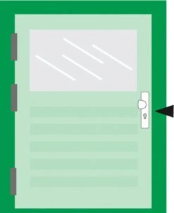 AXA Veiligheidsbeslag (Curve Plus) Aluminium Geslepen: Knop-Kruk (model S/Blok) PC72 Met Kerntrekbeveiliging SKG*** -WerkPro Verkoopwinkel 980x1200 5