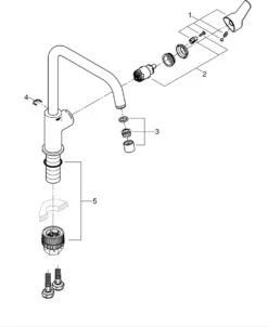 GROHE QuickFix Start Keukenmengkraan - Hoge Draaibare Uitloop - Supersteel (RVS Look) - 30470DC0 -WerkPro Verkoopwinkel 982x1200 3