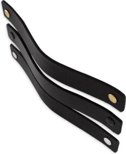 Leren Handgrepen - Zwart - 12 Stuks - 20,0 X 2,5 Cm |- Handgreep Zwart - Incl. 3 Kleuren Schroeven Per Leren Handgreep -WerkPro Verkoopwinkel 982x1200 4