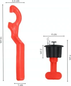Merkloos Herbruikbare Tegels Levelling Systeem Set Voor Vloertegels En Wandtegels 300 Stuks -WerkPro Verkoopwinkel 984x1200 4