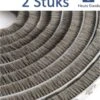 Heuts Goods | 2 Tochtstrips Voor Deuren | Tochtstrips | Tochtband | Tochtstopper | Raam En Deur | Tochtborstel | Deurborstel Zelfklevend | Grijs | 5M | 5mm 9mm | 2 STUKS -WerkPro Verkoopwinkel 988x1200 8