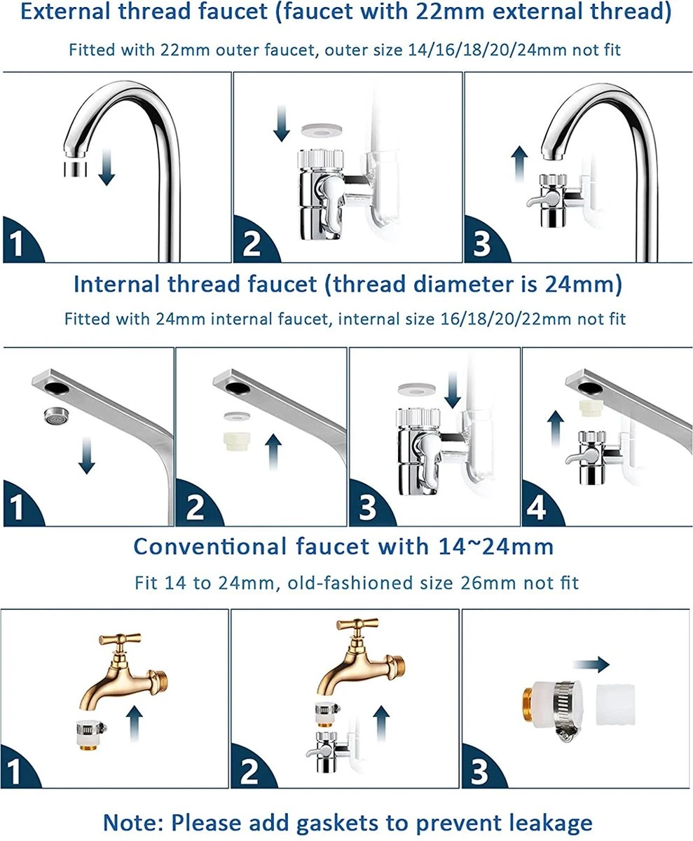 BOTC Waterfilter Kraan - Keukenkraan Filter - Waterfilter Waterzuivering - Waterzuiveraar Kraanwater - Met 1 Filter 9 BOTC Waterfilter Kraan - Keukenkraan Filter - Waterfilter Waterzuivering - Waterzuiveraar Kraanwater - Met 1 Filter - Afbeelding 7