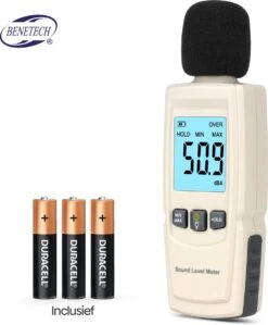 Benetech Decibelmeter - Incl. Batterijen - Geluidsmeter - Db Meter - 30 Tot 130 Db - Digitaal -WerkPro Verkoopwinkel 990x1200 6