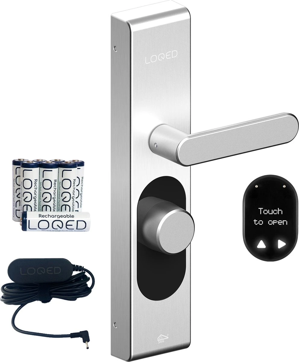 Loqed Bundel - Smart Lock + Power Kit 3 Loqed Bundel - Smart Lock + Power Kit