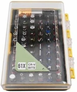 Bitset Professional - Gereedschap - 61 Delig - Professioneel - Met Kleurcode - 61 Dlg -WerkPro Verkoopwinkel 994x1200