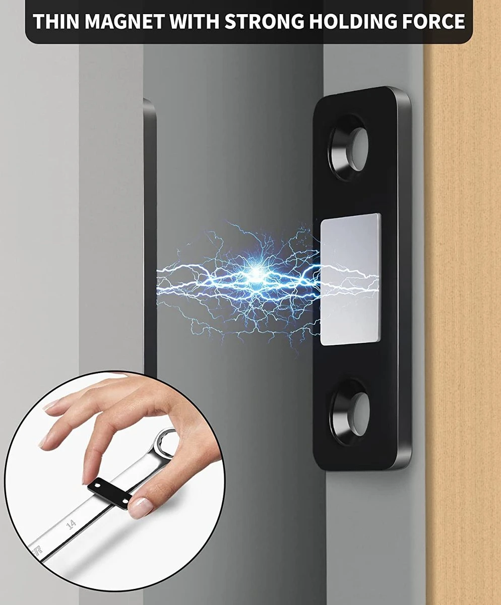 Magneetsnapper - 4 Stuks - Magnetische Deurdranger - Deur Magneet - Kast Magneet - Deurvanger - Magneet Snapper - Magneet Slot - Magneet Sluiting- Inclusief Schroeven - Deurmagneet - Druksnapper 4 Magneetsnapper - 4 Stuks - Magnetische Deurdranger - Deur Magneet - Kast Magneet - Deurvanger - Magneet Snapper - Magneet Slot - Magneet Sluiting- Inclusief Schroeven - Deurmagneet - Druksnapper - Afbeelding 2