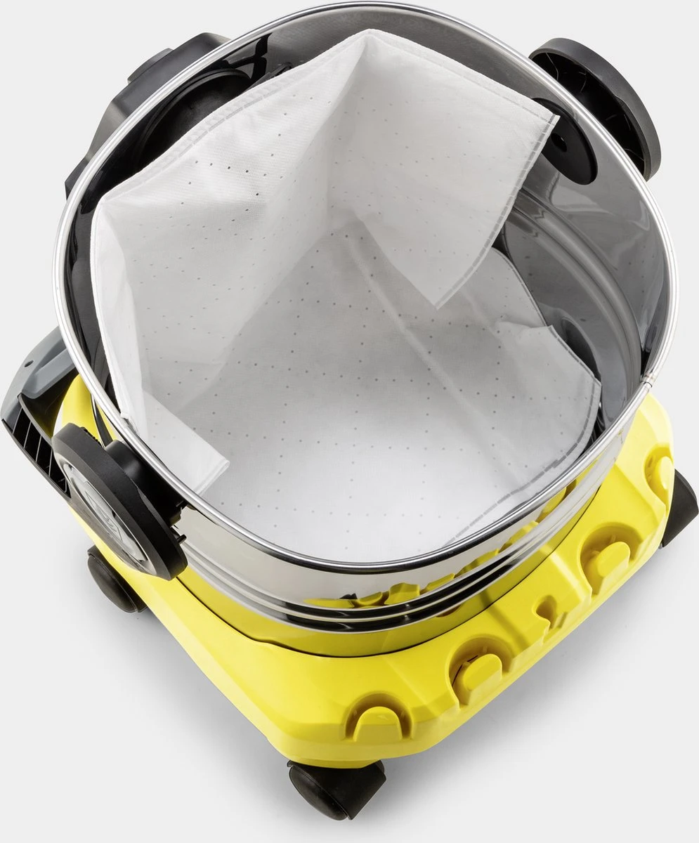 Kärcher WD 5 S V-25/5/22 Nat- En Droogzuiger - 1100W - RVS Vuilreservoir 25L - Stroomkabel 5m 4 Kärcher WD 5 S V-25/5/22 Nat- En Droogzuiger - 1100W - RVS Vuilreservoir 25L - Stroomkabel 5m - Afbeelding 2