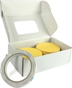 Stip 100 Stuks Oranje ø 90 Mm - Vloersticker Met Gladde Toplaag -WerkPro Verkoopwinkel 996x1200 9